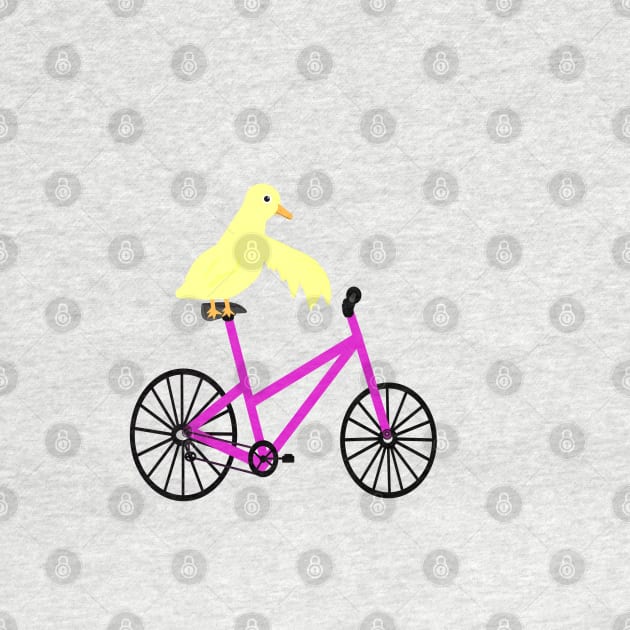 Duck On A Bicycle by CatGirl101
